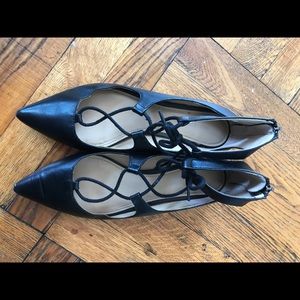 Saks Fifth Ave back ankle zip